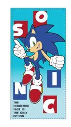 Sonic Strandlaken / Badlaken - Sneldrogend, Enfants & Bébés, Maillots de bain pour enfants, Neuf, Garçon, Enlèvement ou Envoi