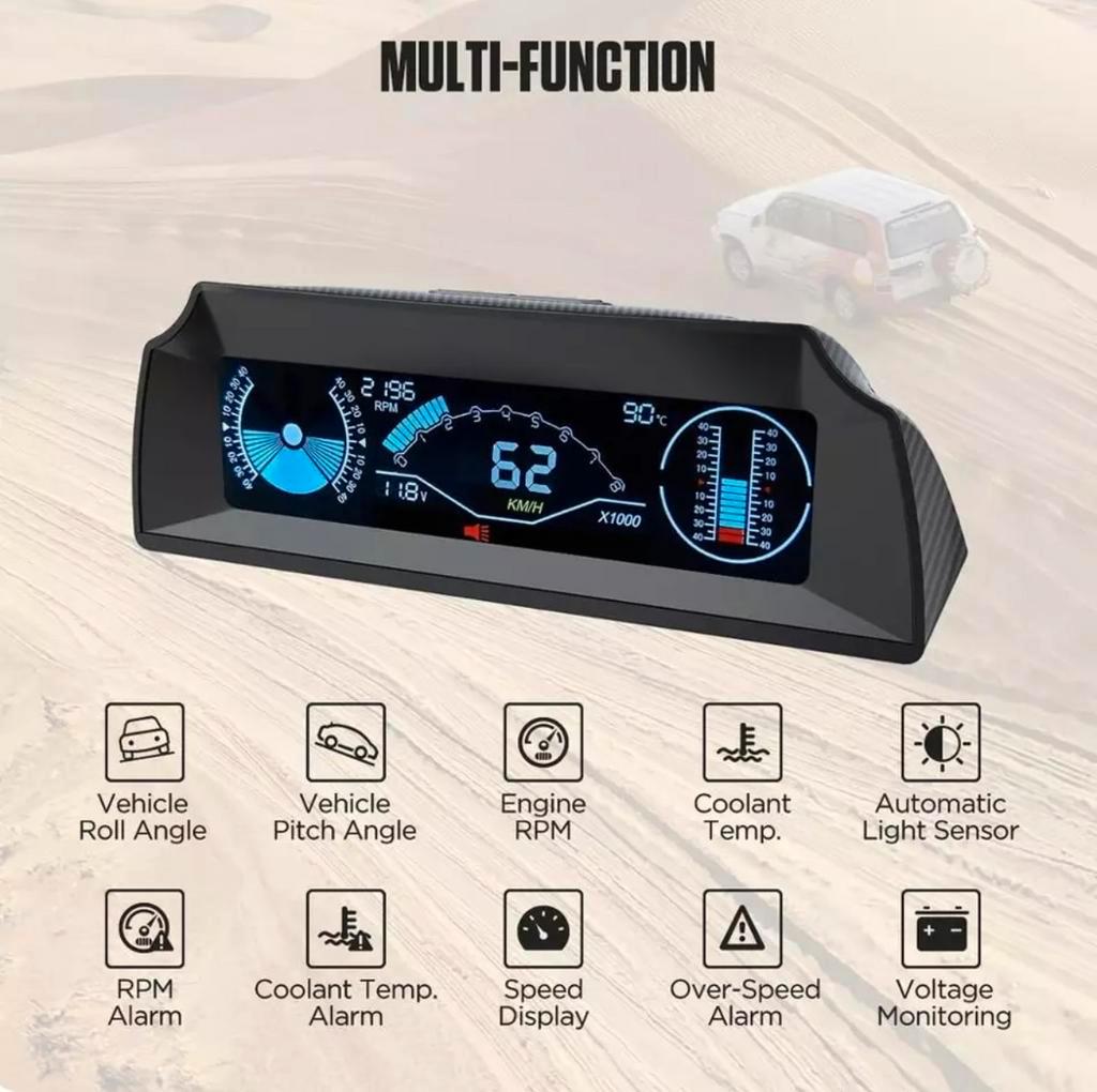 ② Autool X90 GPS/OBD2 Pente Mètre Inclinomètre Voiture — Outils de voiture  — 2ememain