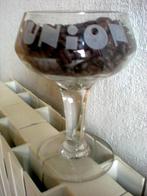 UNION  Jumet   ancien verre, Collections, Marques de bière, Enlèvement ou Envoi, Comme neuf, Verre ou Verres