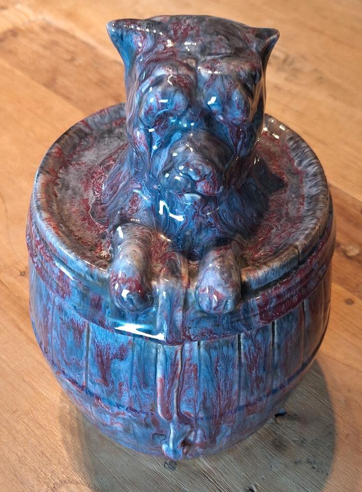 Pot à tabac en céramique Hasselt, grand modèle., Antiquités & Art, Antiquités | Céramique & Poterie, Enlèvement ou Envoi