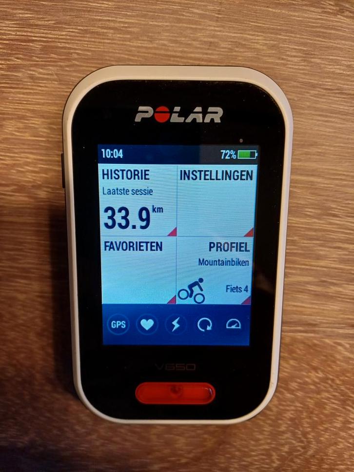 Polar V650, Fietsen en Brommers, Fietsaccessoires | Fietscomputers, Zo goed als nieuw, GPS, Ophalen