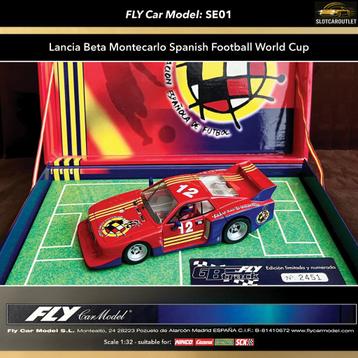 SE01 Fly Lancia Beta Montecarlo Spanish Football World Cup‼️ beschikbaar voor biedingen