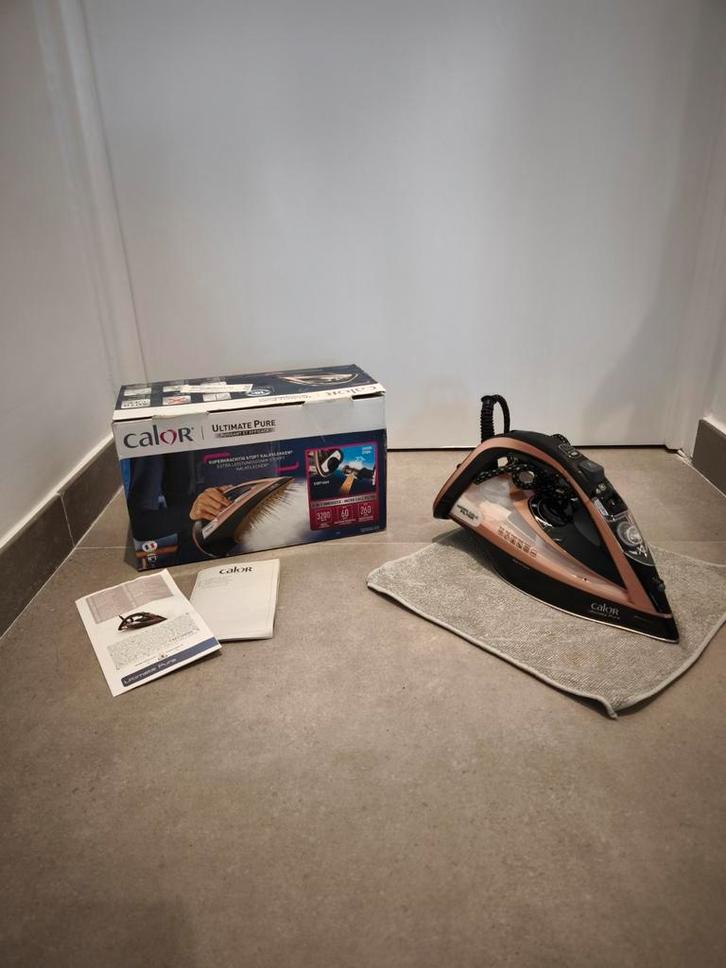 Strijkijzer Calor Ultimate Pure FV9845C0, Elektronische apparatuur, Strijkijzers en Strijkplanken, Zo goed als nieuw, Ophalen of Verzenden