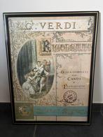 Verdi Rigoletto — impression d'opéra encadrée, Enlèvement, Utilisé, Autres matériaux, Moins de 50 cm