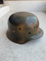 Wo2 Duitse camo helm, Verzamelen, Militaria | Tweede Wereldoorlog, Ophalen of Verzenden