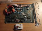 Joli lot de bijoux de fantaisie anciens, Bijoux, Sacs & Beauté, Bijoux anciens, Enlèvement ou Envoi, Avec pierre précieuse
