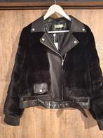 Nieuw bikerjasje met nepbont., Kleding | Dames, Ophalen, Nieuw, Maat 42/44 (L), Zwart