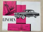 Oude auto folder Ford Lincoln, Boeken, Auto's | Folders en Tijdschriften, Ophalen of Verzenden, Zo goed als nieuw, Ford