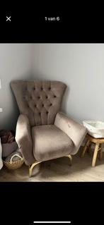 fauteuil velvet, Huis en Inrichting, Fauteuils, Ophalen, Zo goed als nieuw