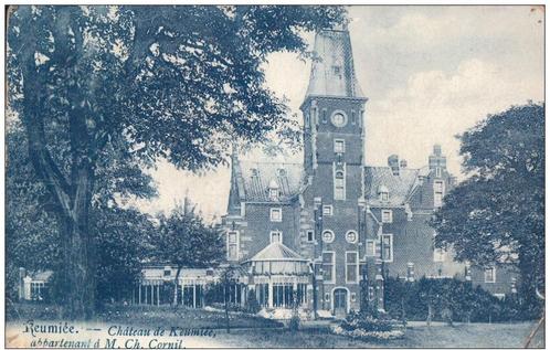 Keumiée Chateau de Keumiée appartenant à M Ch Cornil, Verzamelen, Postkaarten | België, Gelopen, Henegouwen, Voor 1920, Ophalen of Verzenden