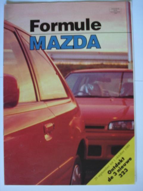 Mazda Formula Mazda 1989 1990 Lot de 3, Livres, Autos | Brochures & Magazines, Utilisé, Mazda, Enlèvement ou Envoi