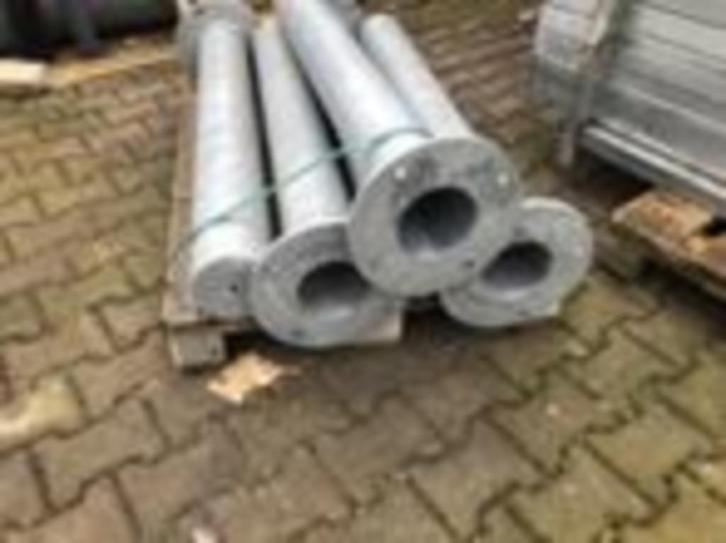 Nieuwe aanrijdpaal met voetplaat - dikwandig, Jardin & Terrasse, Poteaux, Poutres & Planches, Neuf, Enlèvement