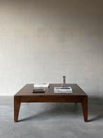 Vintage vierkante houten salontafel, Ophalen, Zo goed als nieuw