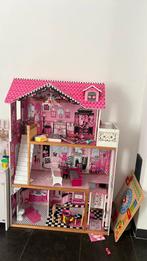 Barbiehuis, Kinderen en Baby's, Speelgoed | Poppenhuizen, Ophalen, Gebruikt