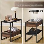 NIEUW in doos bijzettafel, Huis en Inrichting, Metaal of Aluminium, Vierkant, Nieuw, 55 tot 75 cm