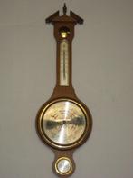 Antieke houten barometer met hygrometer en thermometer, Enlèvement ou Envoi