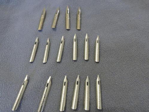 kalligrafie oude pennen Alpha 12st /  cobaltea 4st nibs, Hobby en Vrije tijd, Tekenen, Zo goed als nieuw, Overige typen, Ophalen of Verzenden