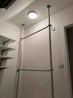 Kledingrek aanpasbaar in staal, Ophalen, Zo goed als nieuw