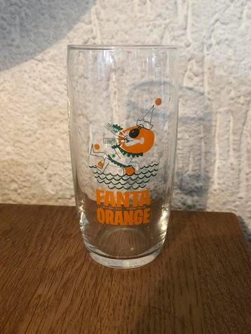 FANTA glas / clown op zee, Ophalen of Verzenden, Gebruikt, Overige typen