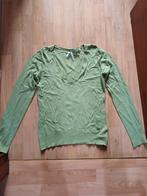 Dunne trui met v hals maat 38, Kleding | Dames, T-shirts, Groen, Maat 38/40 (M), Lange mouw, Zo goed als nieuw