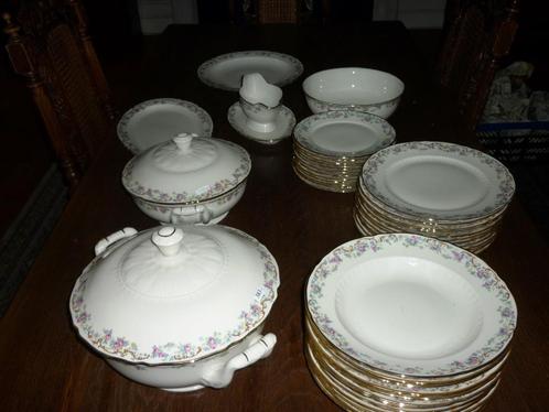 porseleinen serviesgoed, Antiek en Kunst, Antiek | Servies compleet, Ophalen