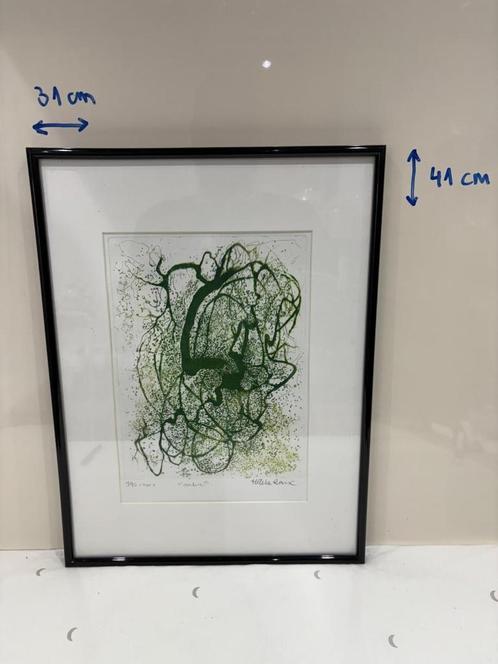 Gesigneerde kunstdruk Hélène Ranx “arbre” (1/10) – ingekader, Antiek en Kunst, Kunst | Etsen en Gravures, Ophalen of Verzenden