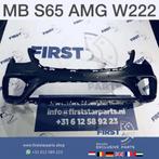 W222 S63 S65 AMG Voorbumper Mercedes S Klasse 2017 Grijs PDC, Pare-chocs, Avant, Utilisé, Enlèvement ou Envoi