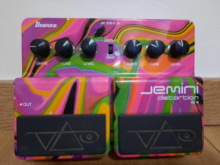 Ibanez Jemini DUAL Overdrive/Distortion Steve Vai, Muziek en Instrumenten, Effecten, Zo goed als nieuw, Chorus, Delay of Echo
