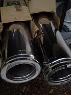 Dubbelwandige roestvrijstalen buizen en dakdoorvoer, Doe-het-zelf en Bouw, Ophalen, Nieuw, Inox, Rechte buis