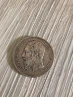Zilveren munt - Leopold II Roi des belges 1873, Ophalen of Verzenden