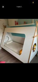 Tipi bed, Huis en Inrichting, Slaapkamer | Bedden, Ophalen, 90 cm, Eenpersoons, Wit