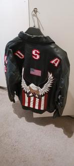 Nieuw motorvest echt Amerikaanse leder vest ., Motoren, Kleding | Motorkleding, Ophalen of Verzenden