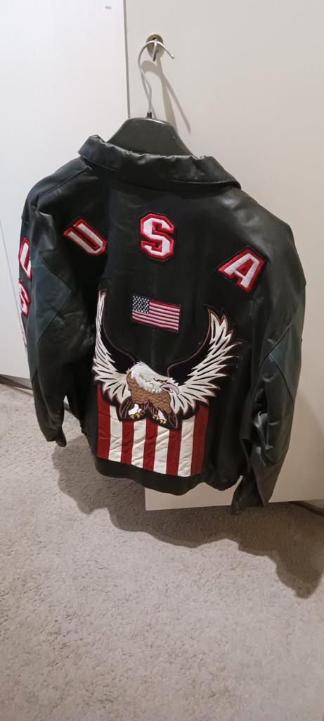 Nieuw motorvest echt Amerikaanse leder vest ., Motoren, Kleding | Motorkleding, Ophalen of Verzenden