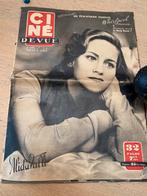 Ancien Ciné Revue de 1950, Collections, Enlèvement, 1940 à 1960, Journal ou Magazine