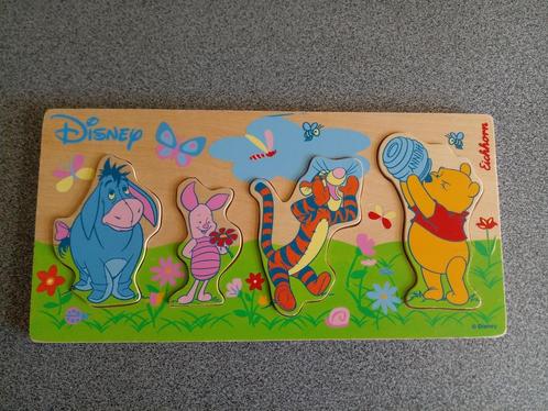 EICHHORN houten inlegpuzzel (4 stukjes) Winnie de Poeh, Kinderen en Baby's, Speelgoed | Kinderpuzzels, Zo goed als nieuw, Minder dan 10 stukjes