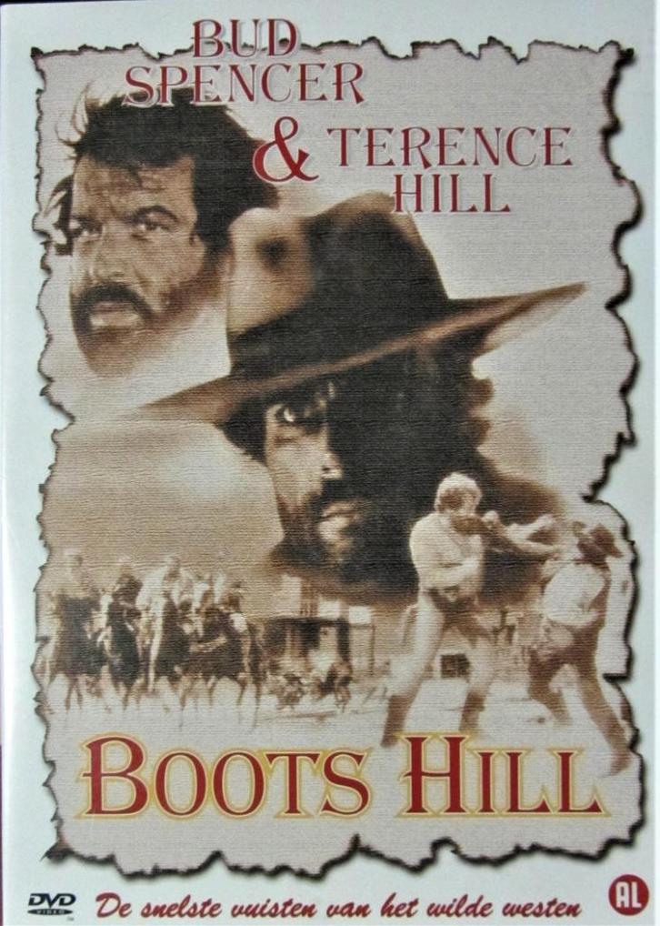 DVD KOMEDIE- BOOTS HILL (TERENCE HILL- BUD SPENCER), Cd's en Dvd's, Dvd's | Komedie, Zo goed als nieuw, Actiekomedie, Alle leeftijden