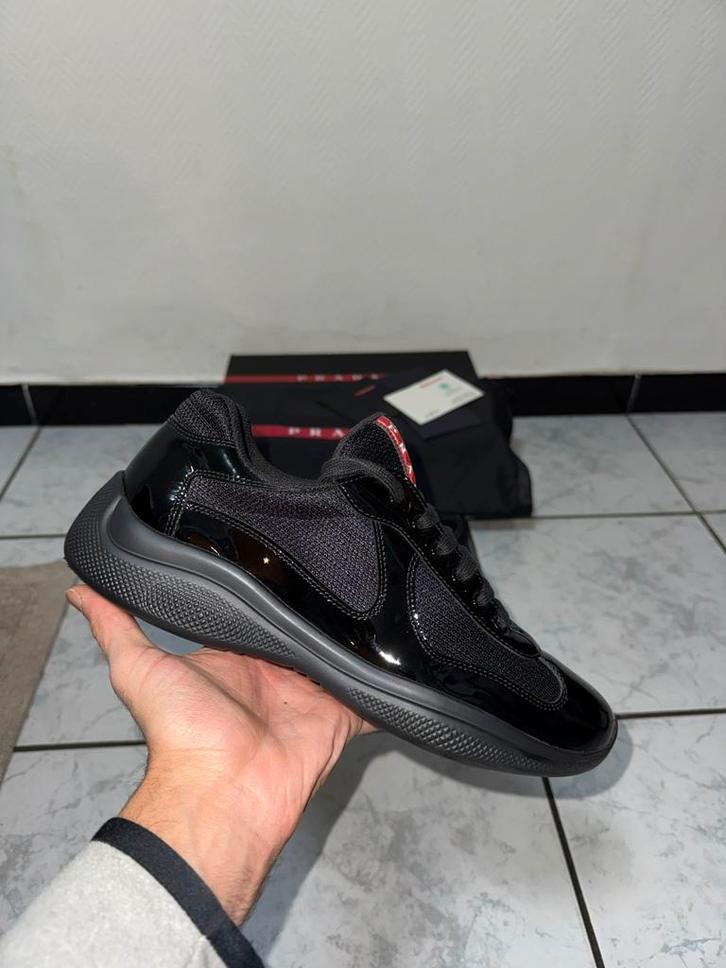 Prada America’s Cup Sneakers, Kleding | Heren, Schoenen, Zo goed als nieuw, Sneakers, Zwart, Ophalen of Verzenden