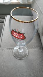 2 Stella glazen op voet 25 cl, Verzamelen, Biermerken, Ophalen of Verzenden