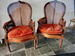 Twee antieke armstoelen Napoleon III, Antiek en Kunst, Ophalen