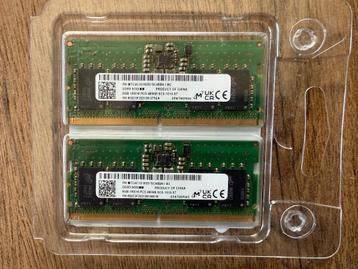 Ram (16Gb) 2x8Gb Micron pour portable beschikbaar voor biedingen