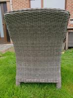 4 luxe wicker stoelen (zonder kussens), Tuin en Terras, Tuinstoelen, Ophalen, Zo goed als nieuw, Wicker