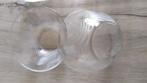 Set van 4 glazen bekers met gebeiteld patroon, Ophalen