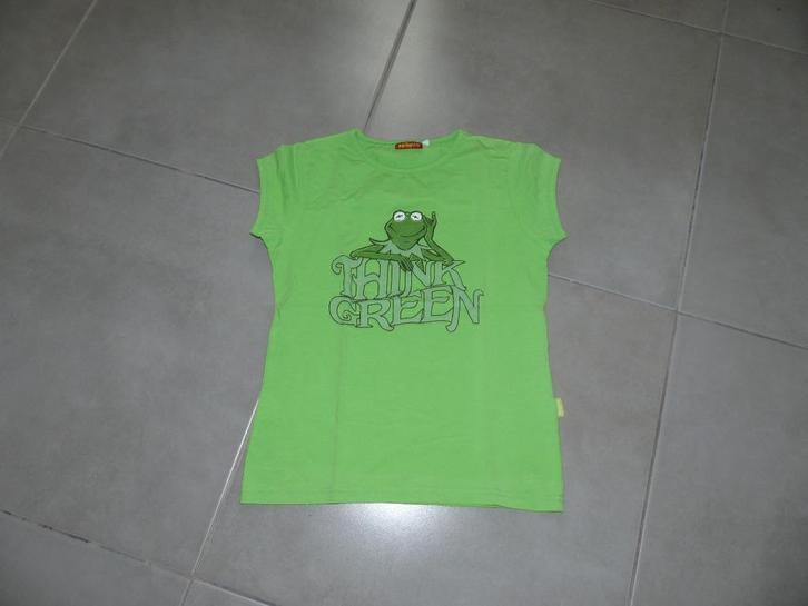 Muppets groen t-shirt korte mouwen - maat small, Kleding | Dames, T-shirts, Zo goed als nieuw, Maat 36 (S), Groen, Korte mouw