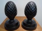 antieke gietijzeren dennenappel, paar, Tuin en Terras, Ophalen of Verzenden, Nieuw