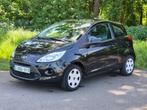 Ford Ka - 1.3i - 2010 - 135d km - Airco - Garantie, Auto's, Voorwielaandrijving, Stof, Ka, Zwart