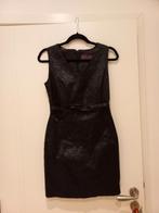 Zwart/grijs blinkend jurkje, 3 keer aangehad.6 euro. Smal..a, Kleding | Dames, Gelegenheidskleding, Nieuw, Ophalen of Verzenden