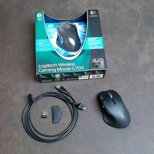 Logitech G700 Mouse (werkt met problemen), Computers en Software, Muizen, Niet werkend, Muis, Rechtshandig, Draadloos, Ergonomisch