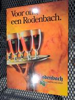 Reclame bord Rodenbach 1989 karton 28x38cm groot, Verzamelen, Biermerken, Ophalen of Verzenden, Zo goed als nieuw