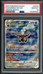 Darkrai VSTAR PSA 10 - GG50/GG70 - Crown Zenith 2023, Ophalen of Verzenden, Zo goed als nieuw, Losse kaart