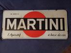 Martini : emaille reclamebord, Verzamelen, Ophalen of Verzenden, Gebruikt, Reclamebord